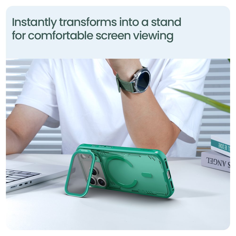 Nillkin Iceblade Prop Magnetic Kryt pro Apple iPhone 17 Pro Dark Night Black