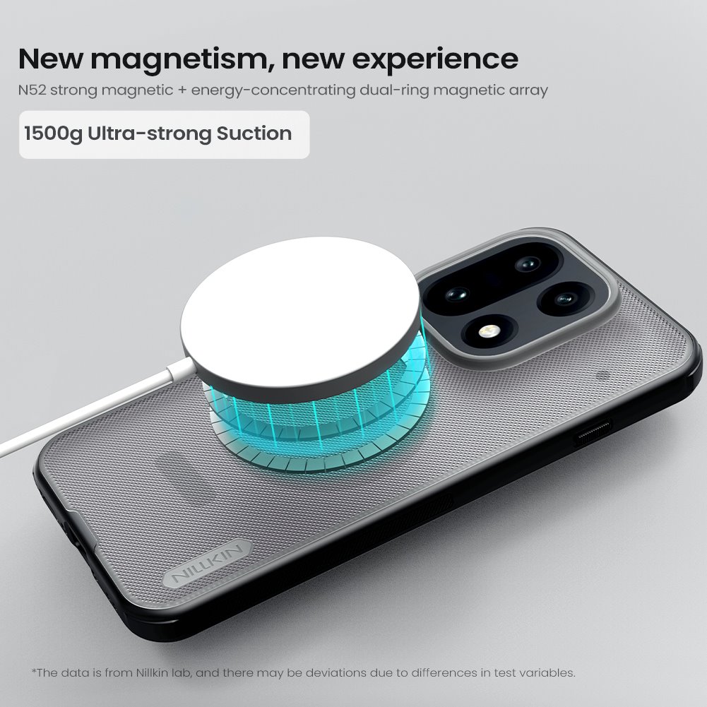 Nillkin Super Frosted PRO Magnetic Zadní Kryt pro OnePlus 15 Transparent Black