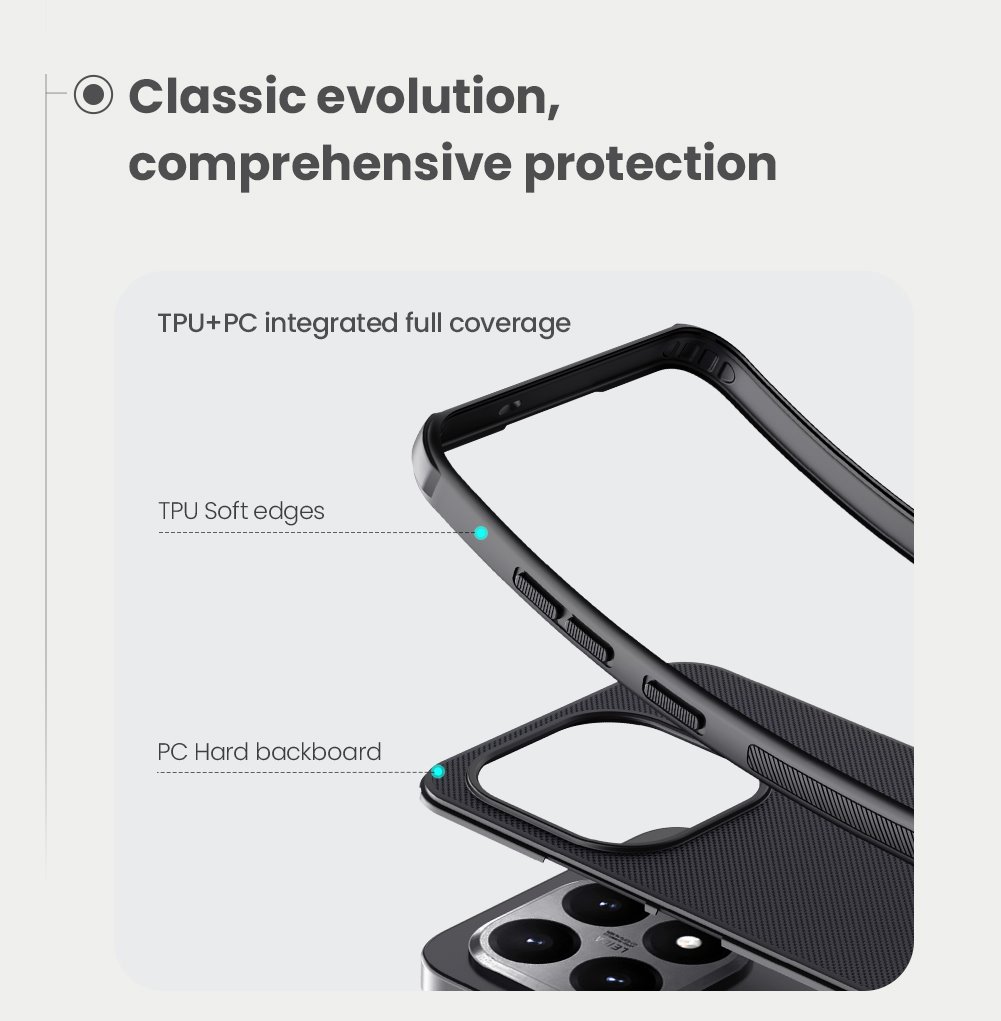 Nillkin Super Frosted PRO Magnetic Zadní Kryt pro Xiaomi 15T Black