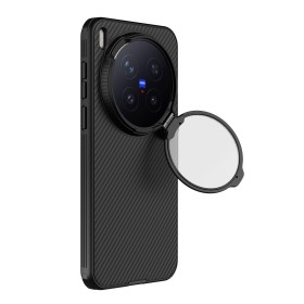 Zadný kryt Nillkin CamShield Prop Magnetic pre Vivo X300 Pro, čierna