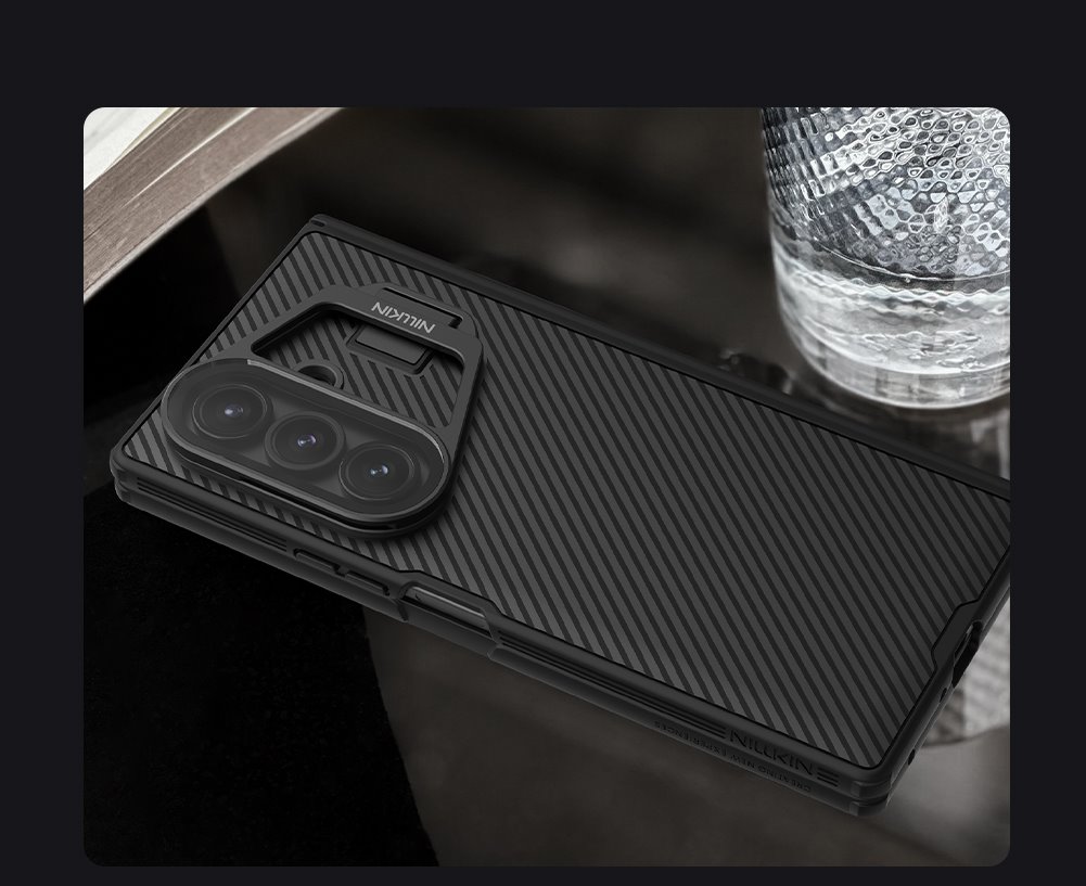 Nillkin CamShield Prop Magnetic (Transparent Lens) Zadní Kryt pro Samsung Galaxy Z Fold 7 Black