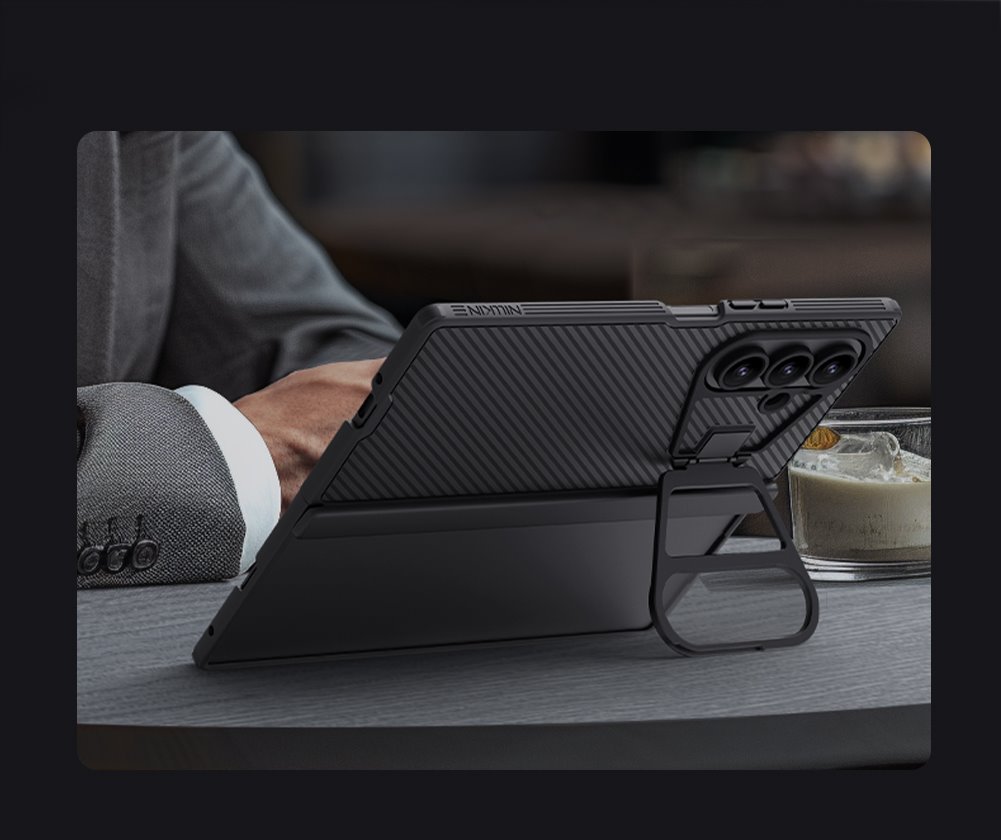 Nillkin CamShield Prop Magnetic (Transparent Lens) Zadní Kryt pro Samsung Galaxy Z Fold 7 Black