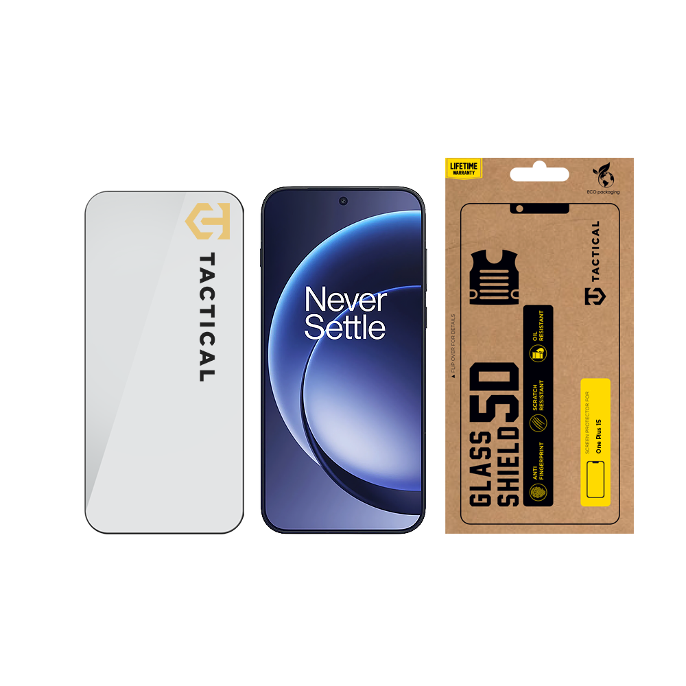 Tactical Glass Shield 5D sklo pro OnePlus 15 Black 