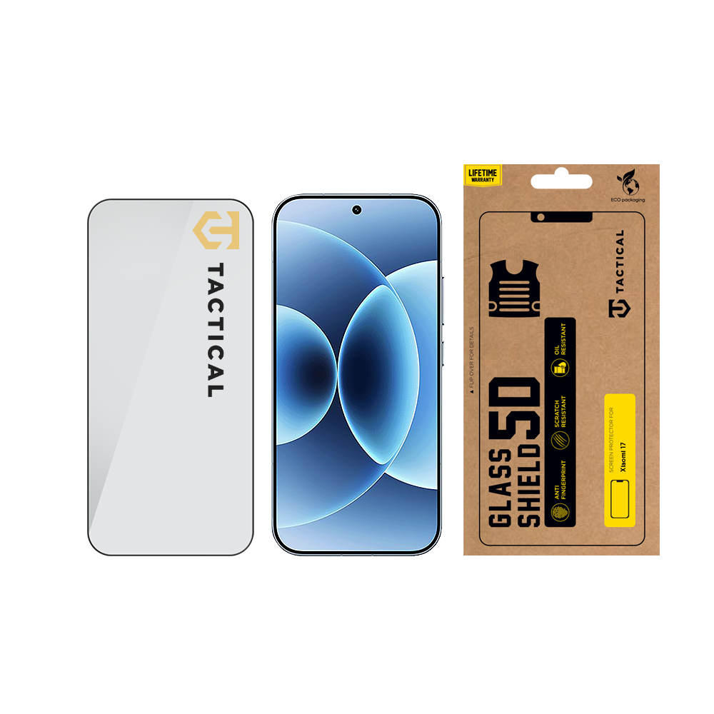 Tactical Glass Shield 5D sklo pro Xiaomi 17 Black 