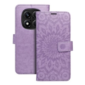 Flipové púzdro MEZZO Book case pre Xiaomi Redmi Note 14 Pre 4G, mandala purple