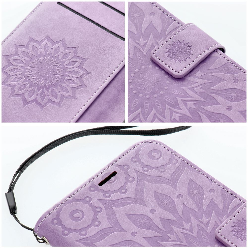 MEZZO Book case for XIAOMI Redmi Note 14 PRO 4G mandala purple
