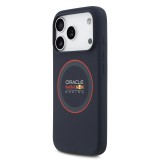 Red Bull Silicone Red Ring MagSafe Zadní Kryt pro iPhone 17 Pro Navy