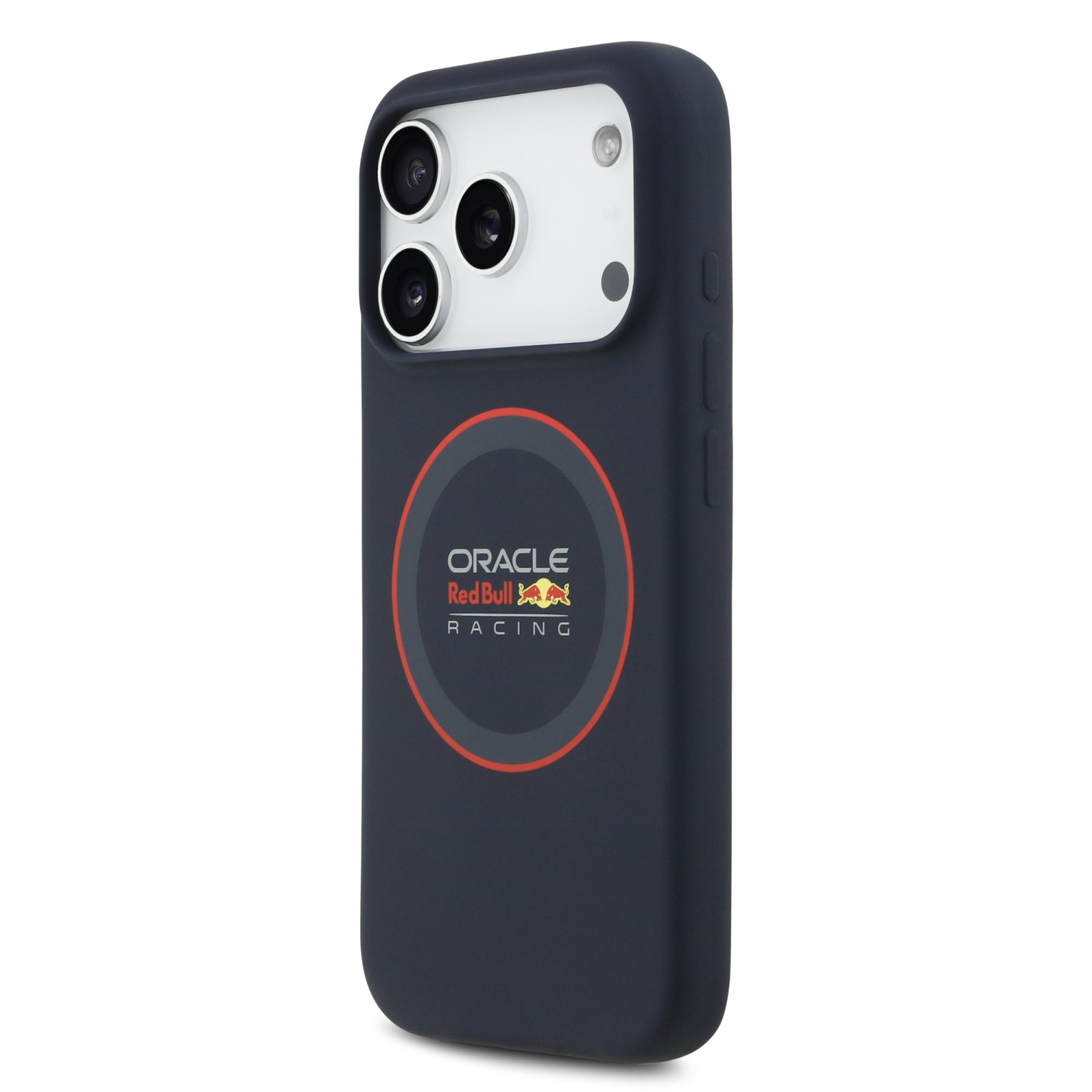 Red Bull Silicone Red Ring MagSafe Zadní Kryt pro iPhone 17 Pro Navy