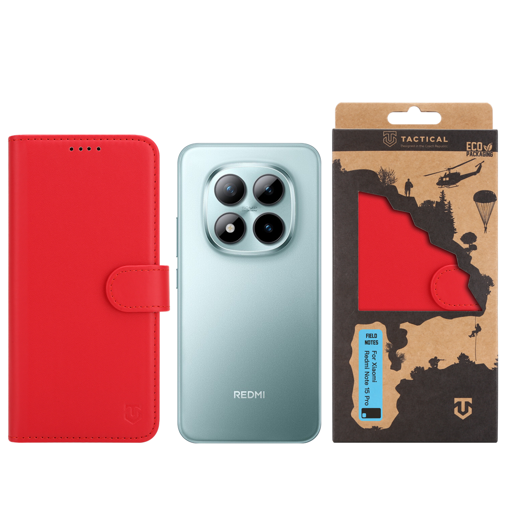 Tactical Field Notes pro Xiaomi Redmi Note 15 Pro Red