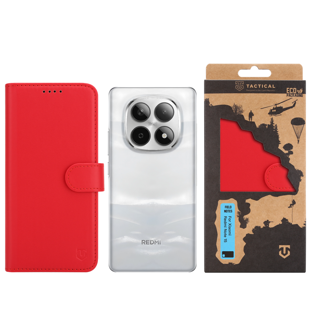 Tactical Field Notes pro Xiaomi Redmi Note 15 Red