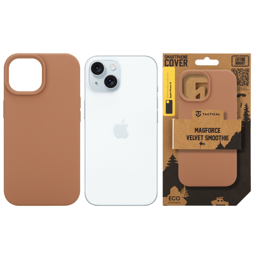 Tactical MagForce Velvet Smoothie Kryt pro Apple iPhone 15 Moucha Moose