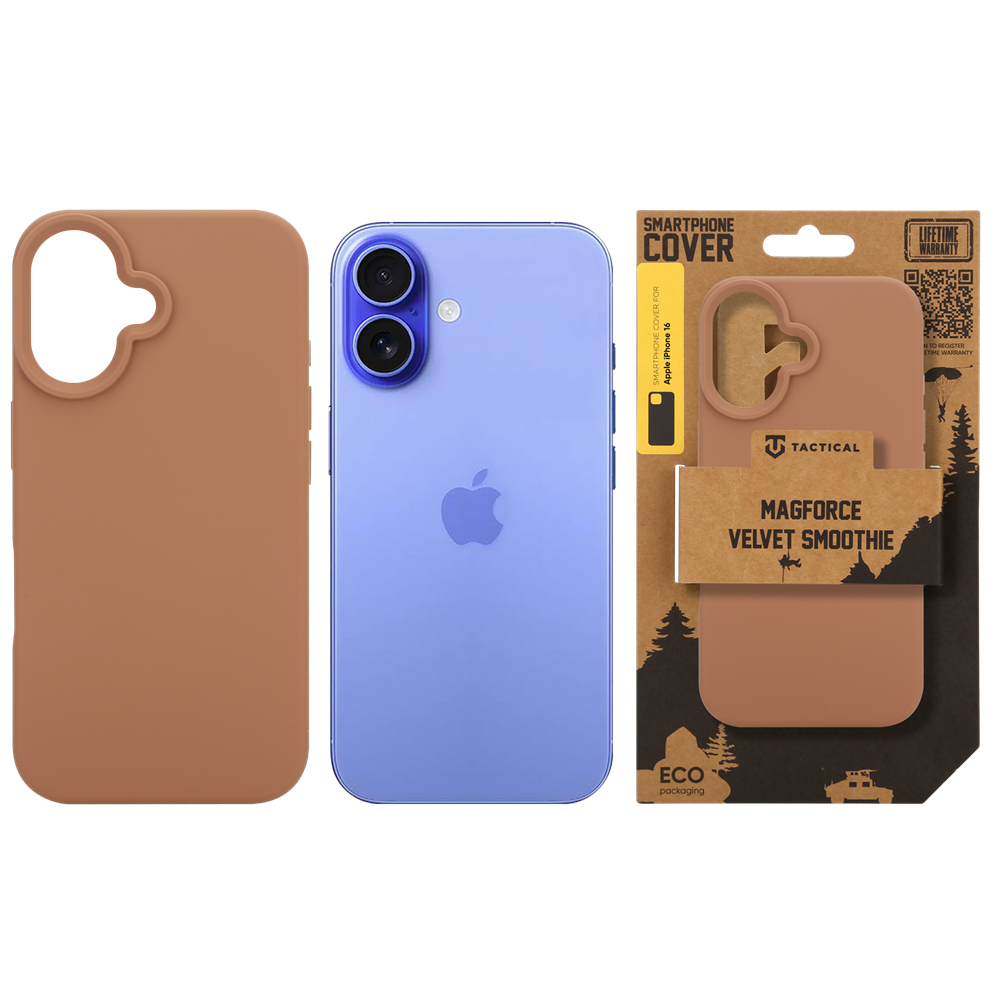 Tactical MagForce Velvet Smoothie Kryt pro Apple iPhone 16 Moucha Moose