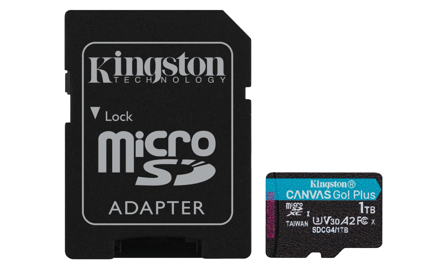 Kingston Canvas Go Plus A2/Micro SDXC/1TB/UHS-I U3 / Class 10/+ Adaptér