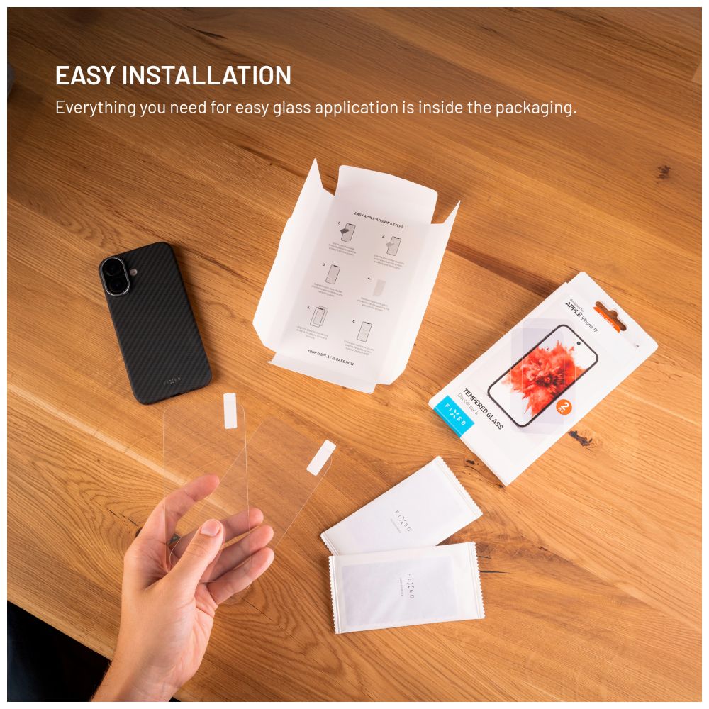 Tvrzené sklo FIXED pro Motorola Moto G86 5G/Power, 2ks, čiré