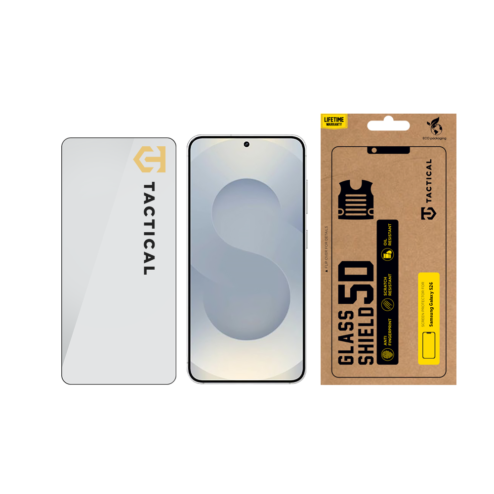 Tactical Glass Shield 5D sklo pro Samsung Galaxy S26 Black