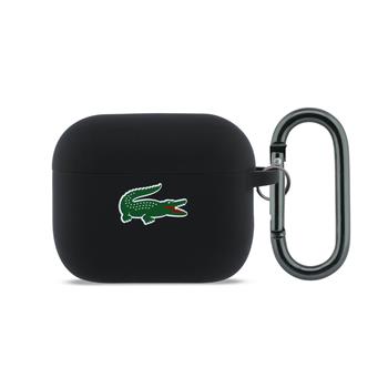 Pouzdro Lacoste Liquid Silicone Croc Logo Pouzdro pro AirPods Pro 3, black