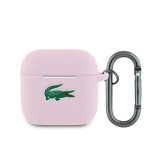 Pouzdro Lacoste Liquid Silicone Croc Logo Pouzdro pro AirPods 4, pink