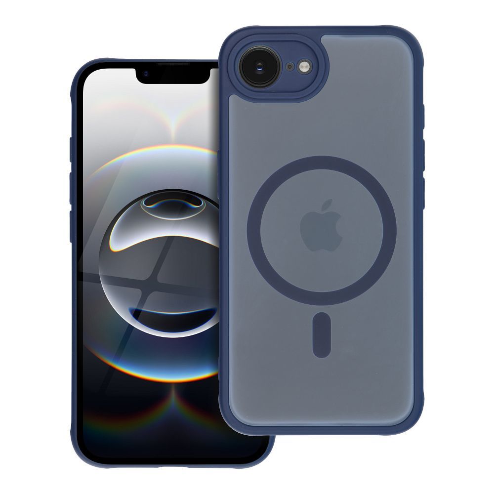 FULL MATTE MAG COVER case compatible with MagSafe for IPHONE 16 Pro Max blue