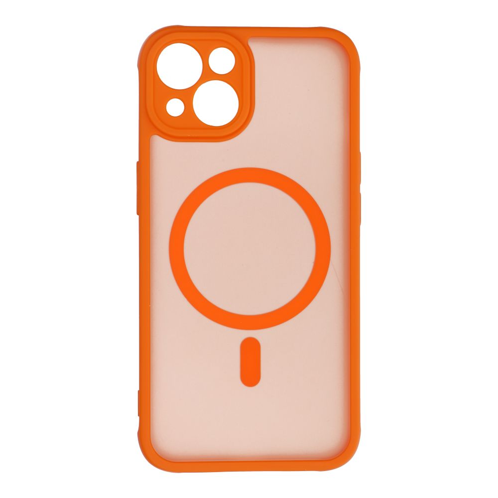 FULL MATTE MAG COVER case compatible with MagSafe for IPHONE 13 hermes orange