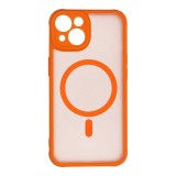 FULL MATTE MAG COVER case compatible with MagSafe for IPHONE 14 hermes orange