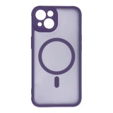 FULL MATTE MAG COVER case compatible with MagSafe for IPHONE 13 purple
