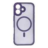 FULL MATTE MAG COVER case compatible with MagSafe for IPHONE 17 purple