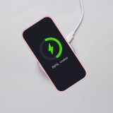 FULL MATTE MAG COVER case compatible with MagSafe for SAMSUNG S25 FE jasny różowy