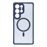 FULL MATTE MAG COVER case compatible with MagSafe for SAMSUNG S25 Plus blue