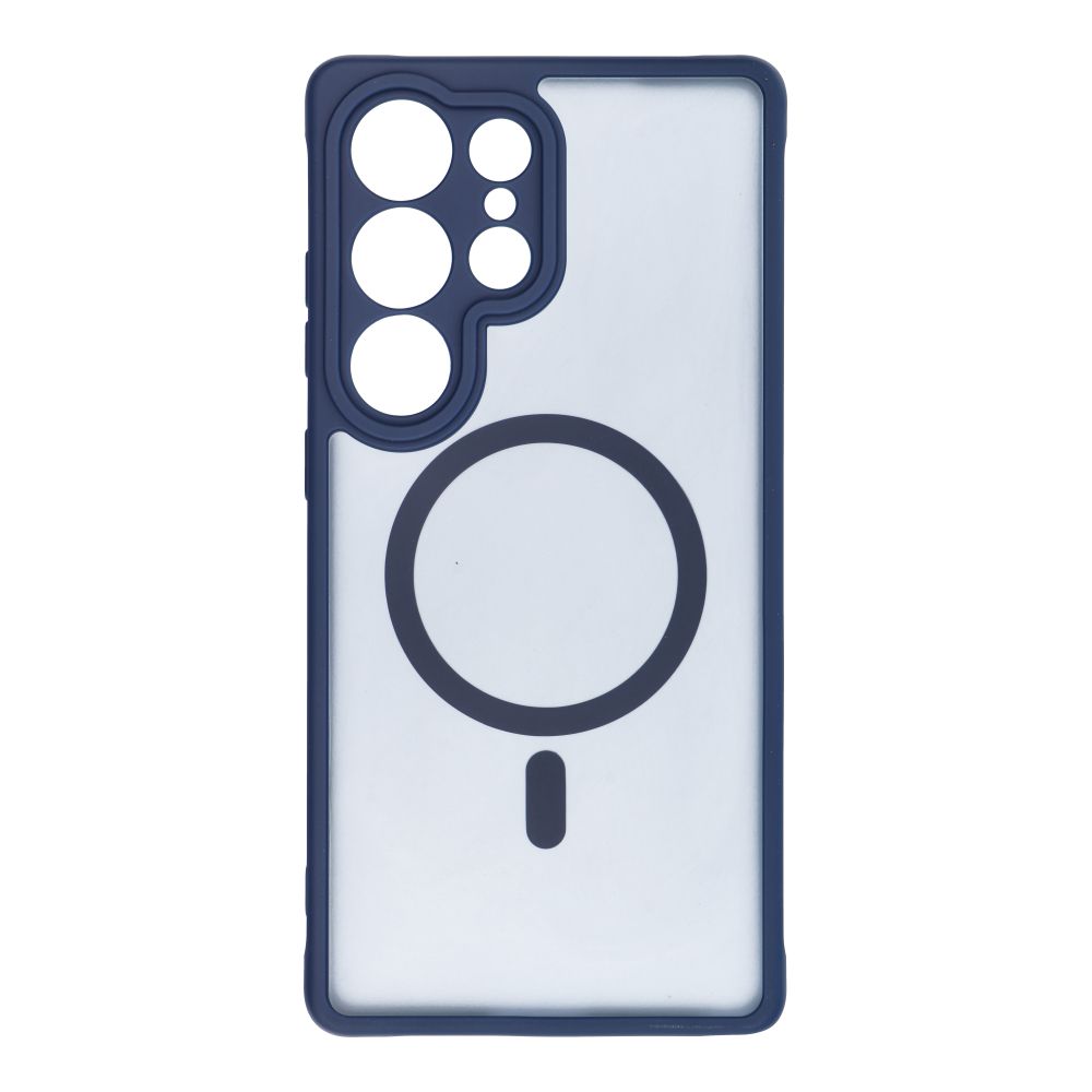 FULL MATTE MAG COVER case compatible with MagSafe for SAMSUNG S25 Plus blue