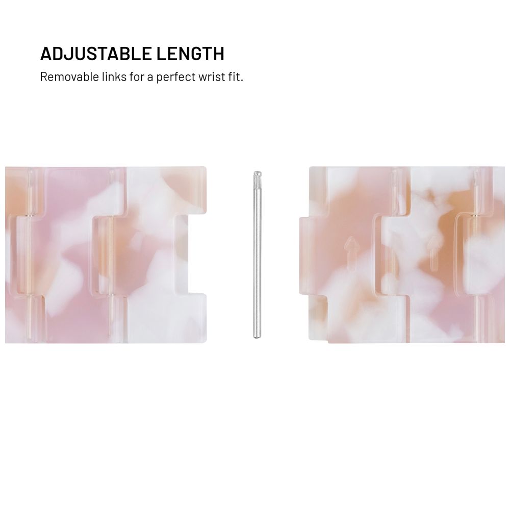 Resinový řemínek FIXED Resin Strap s Quick Release 18mm pro smartwatch, Candy Pink