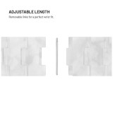 Resinový řemínek FIXED Resin Strap pro Apple Watch 38/40/41mm, Cloud White