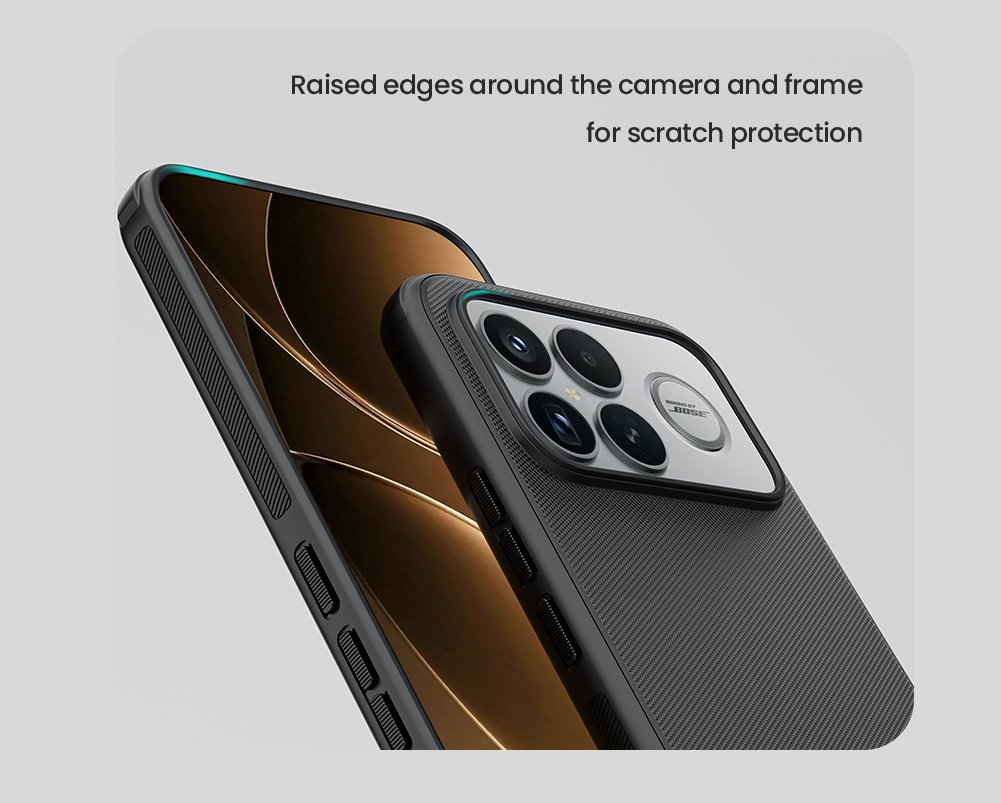 Nillkin Super Frosted PRO Zadní Kryt pro Poco F8 Ultra Black