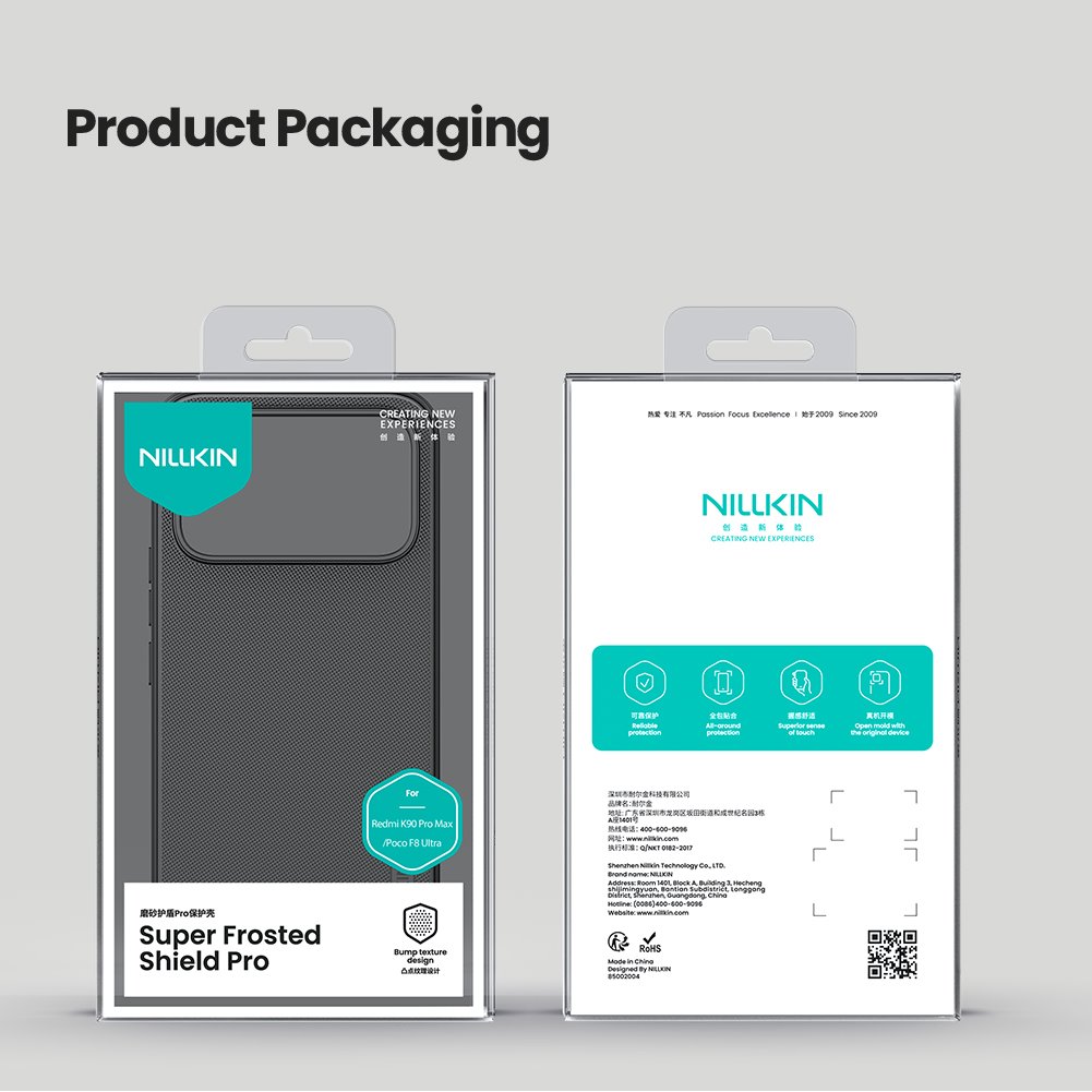 Nillkin Super Frosted PRO Zadní Kryt pro Poco F8 Ultra Black