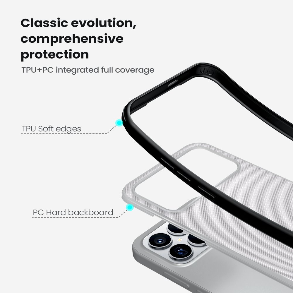 Nillkin Super Frosted PRO Zadní Kryt pro Poco F8 Ultra Transparent Black