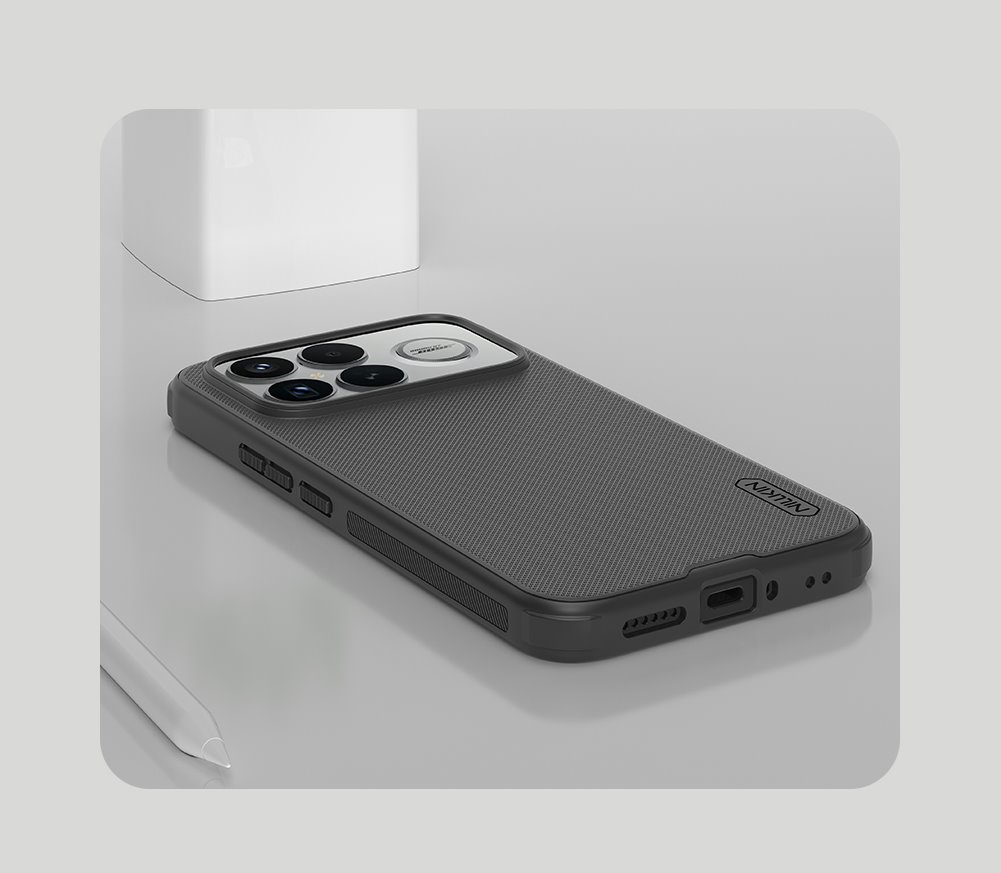 Nillkin Super Frosted PRO Magnetic Zadní Kryt pro Poco F8 Ultra Black