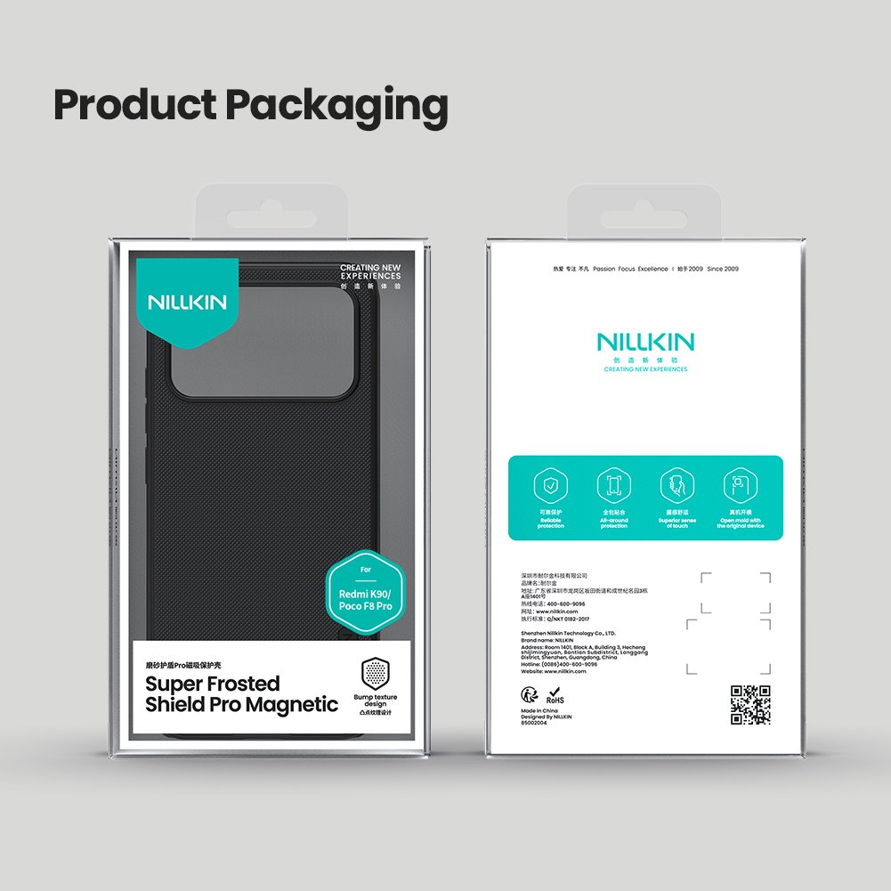 Nillkin Super Frosted PRO Magnetic Zadní Kryt pro Poco F8 Pro Black