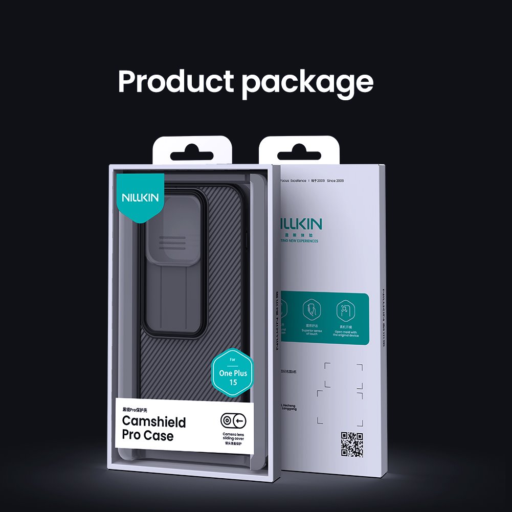 Nillkin CamShield PRO Zadní Kryt pro OnePlus 15 Transparent Black