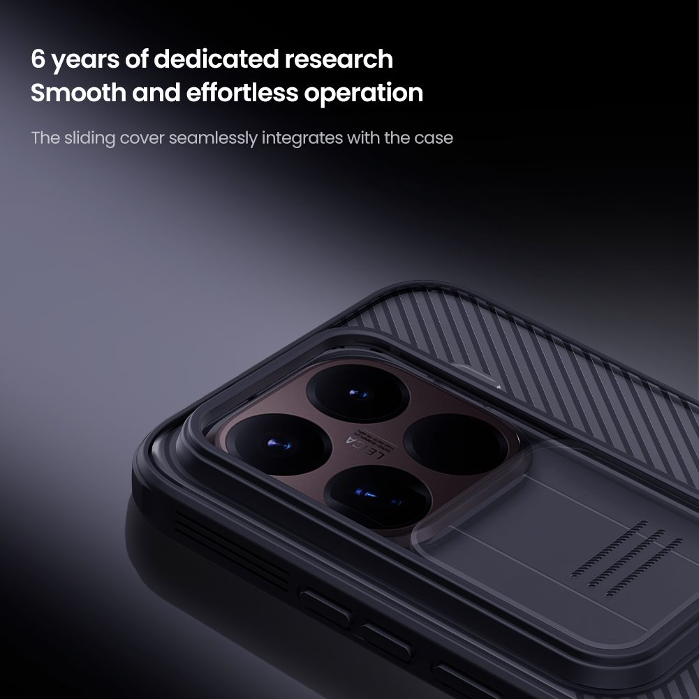 Nillkin CamShield PRO Zadní Kryt pro Xiaomi 15T Pro Transparent Black