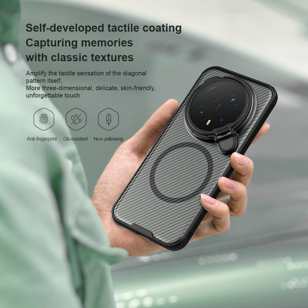 Nillkin CamShield Prop Magnetic Zadní Kryt pro Honor Magic 8 Pro Transparent Black