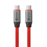 Kabel Tactical Fat Man 2.0 Cable USB-C/USB-C 1m, červená