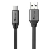 Kabel Tactical Fat Man 2.0 Cable USB-A/USB-C 1m, šedá