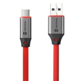 Kabel Tactical Fat Man 2.0 Cable USB-A/USB-C 1m, červená