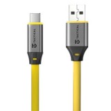 Kabel Tactical Fat Man 2.0 Cable USB-A/USB-C 1m, žlutá
