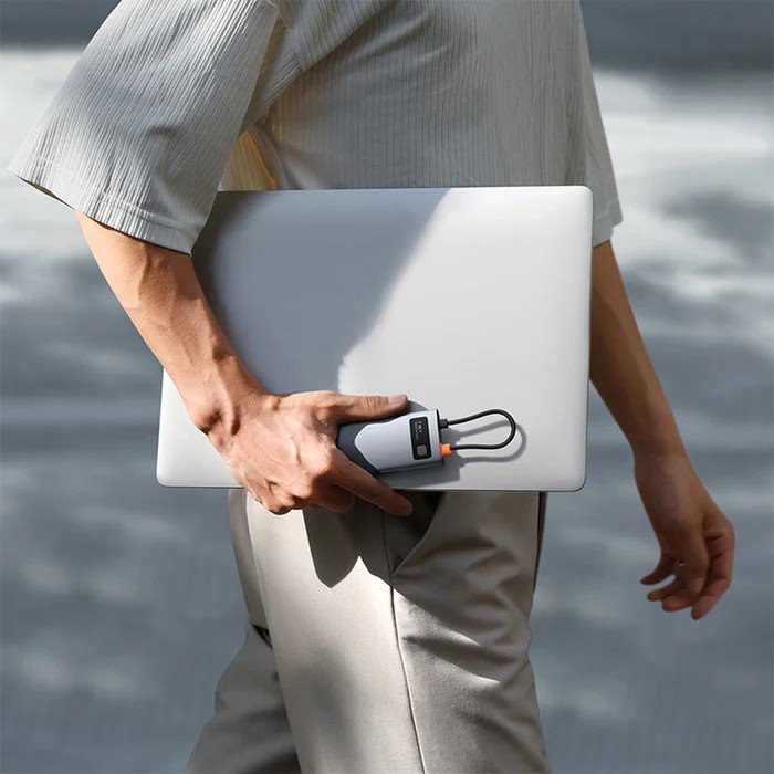 Baseus Metal Gleam Series 7v1 USB-C HUB Dokovací Stanice Space Grey