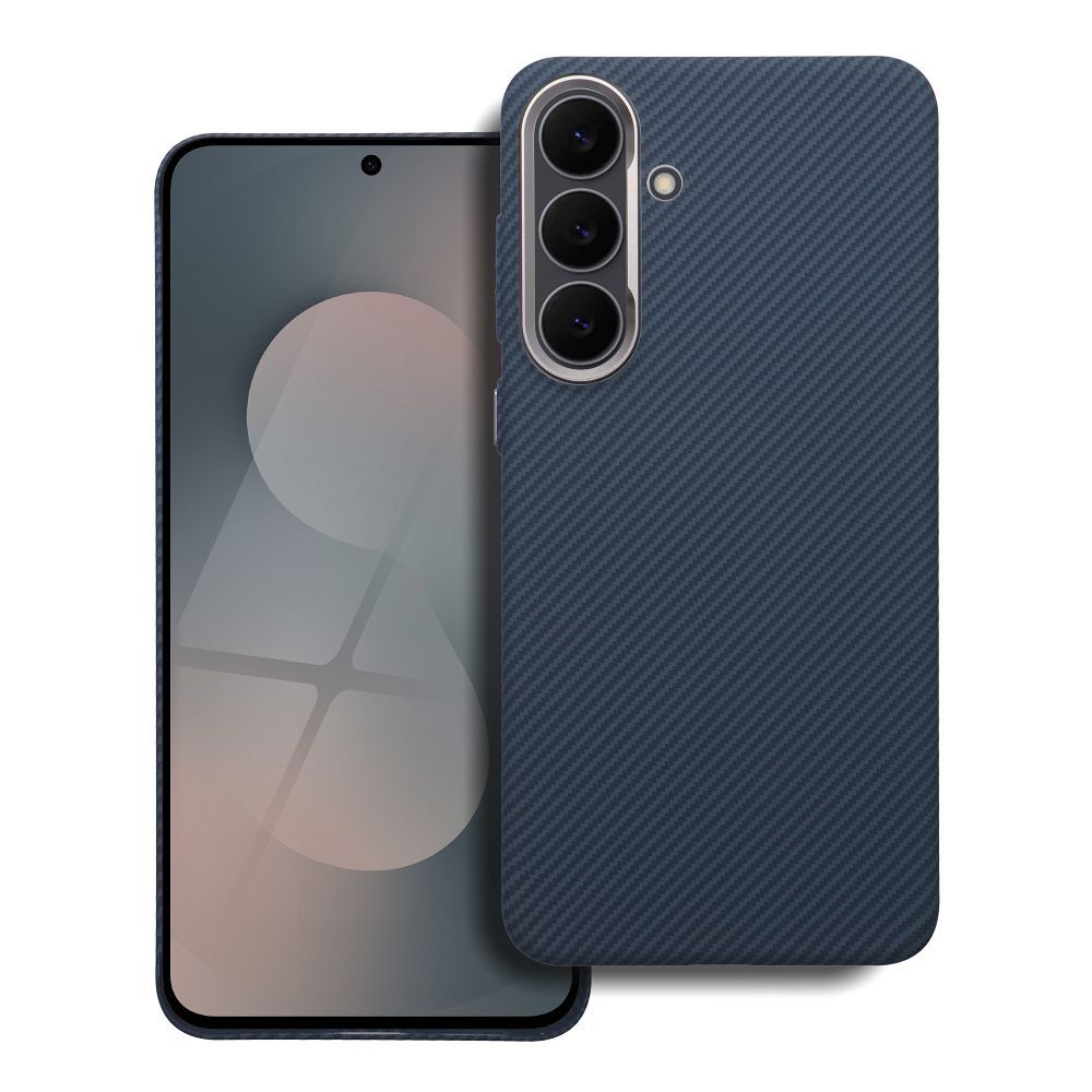 Pouzdro Case KEVLAR compatible with MagSafe pro Samsung Galaxy A17, modrá