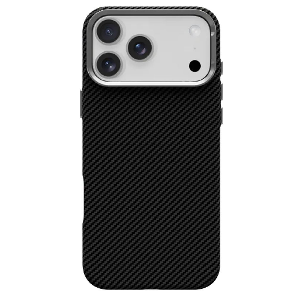 Pouzdro Case KEVLAR compatible with MagSafe pro Apple iPhone 17 Pro, černá