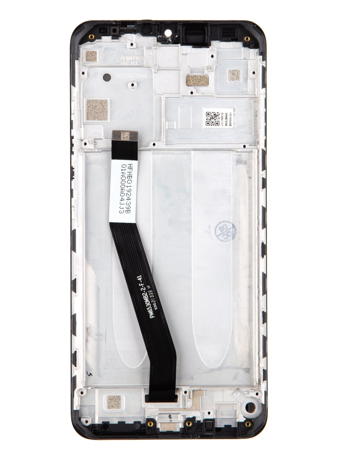 LCD Display + Dotyková Deska + Přední Kryt pro Xiaomi Redmi 9 Black (Service Pack)