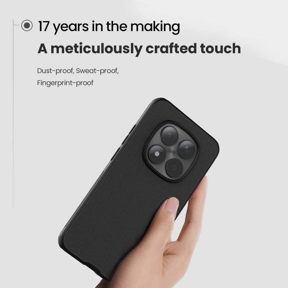 Nillkin Super Frosted PRO Magnetic Zadní Kryt pro Xiaomi Redmi Note 15 Pro 5G Black