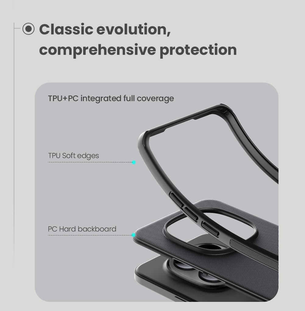 Nillkin Super Frosted PRO Magnetic Zadní Kryt pro Xiaomi Redmi Note 15 Pro+ 5G Black