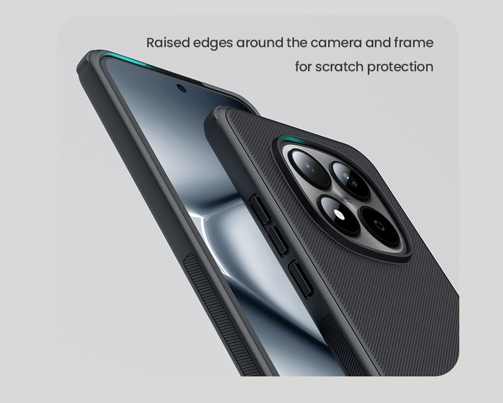 Nillkin Super Frosted PRO Magnetic Zadní Kryt pro Xiaomi Redmi Note 15 Pro+ 5G Black